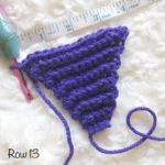 Work-in-progress photo of a crochet coffee cozy made from the Kelsi Cozy pattern by Sarah | The Plush Pineapple