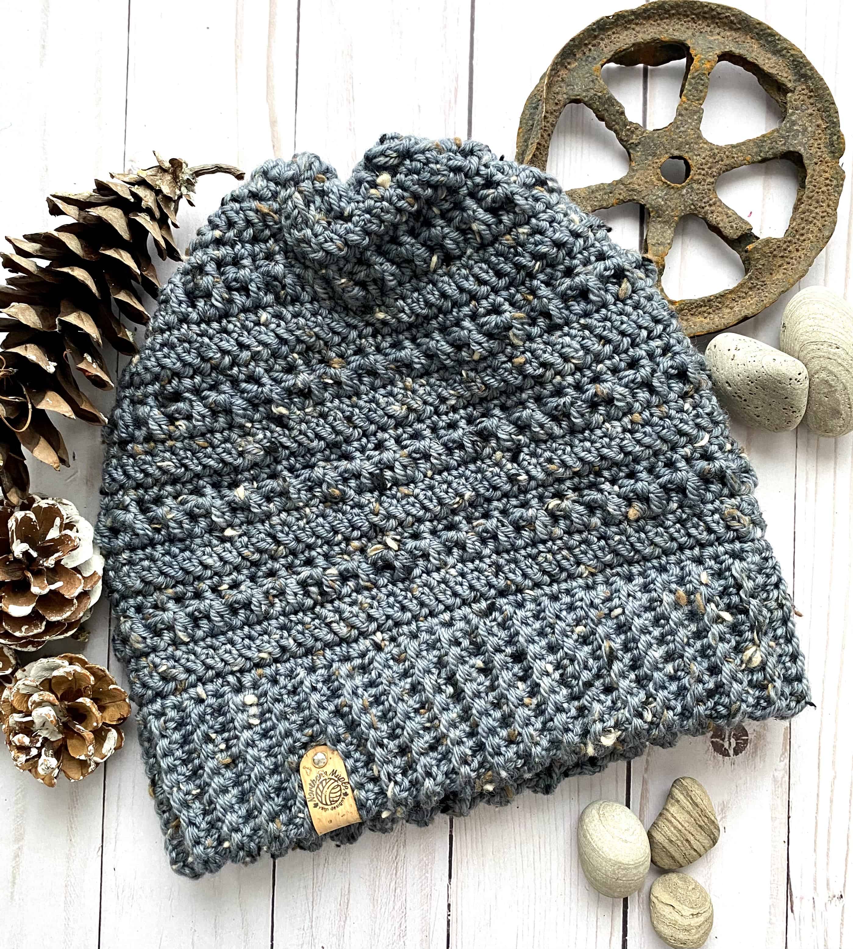 Windy Walk Crochet Slouch Hat